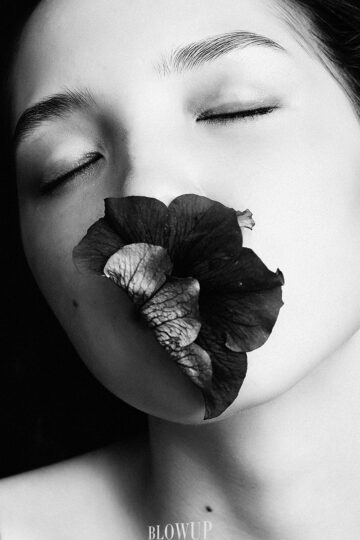 Girl with a flower