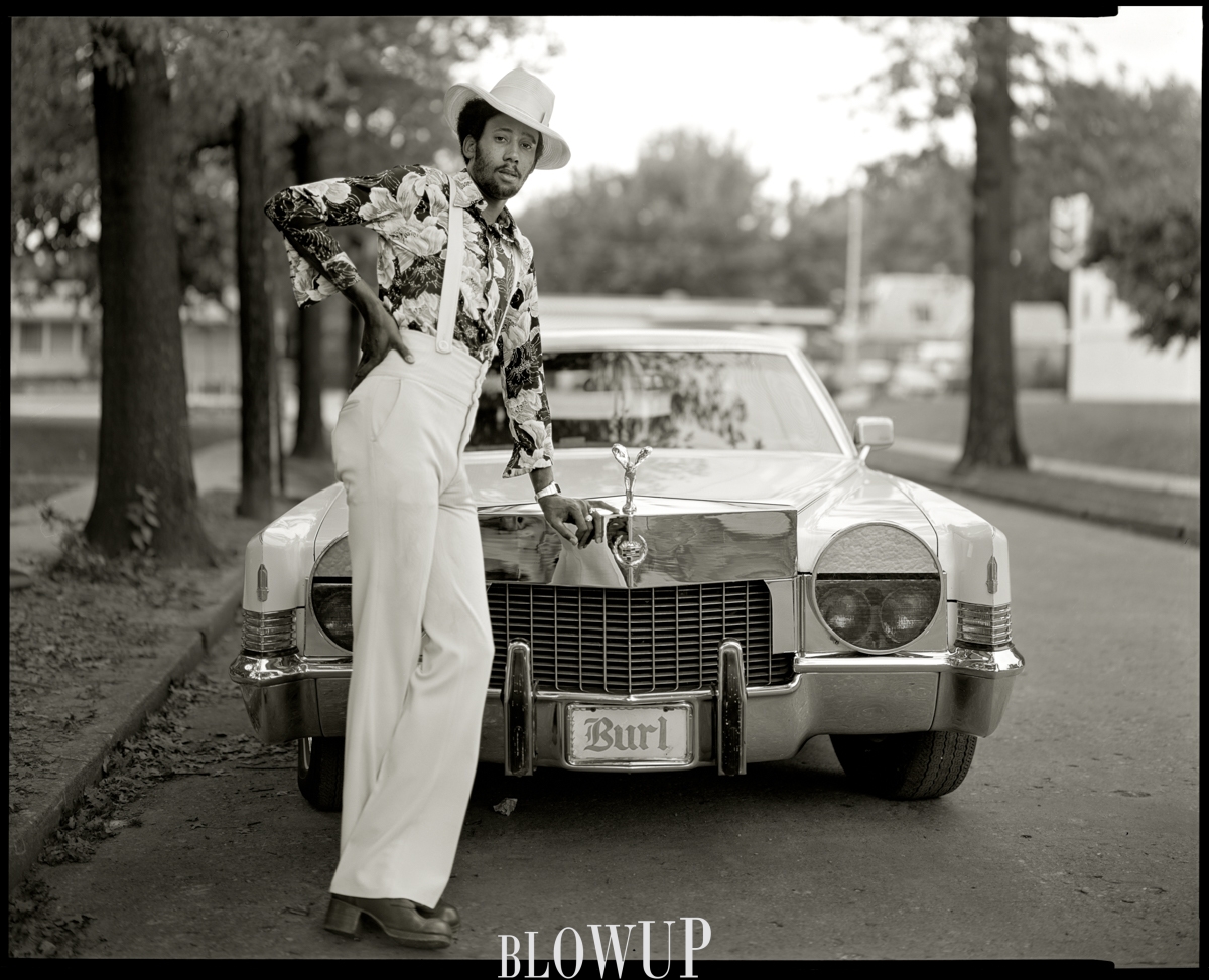 1975-Burl and His New Caddy, Lexington, KY
