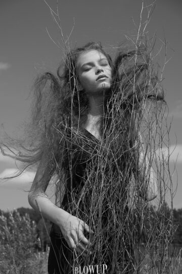Girl in the branches