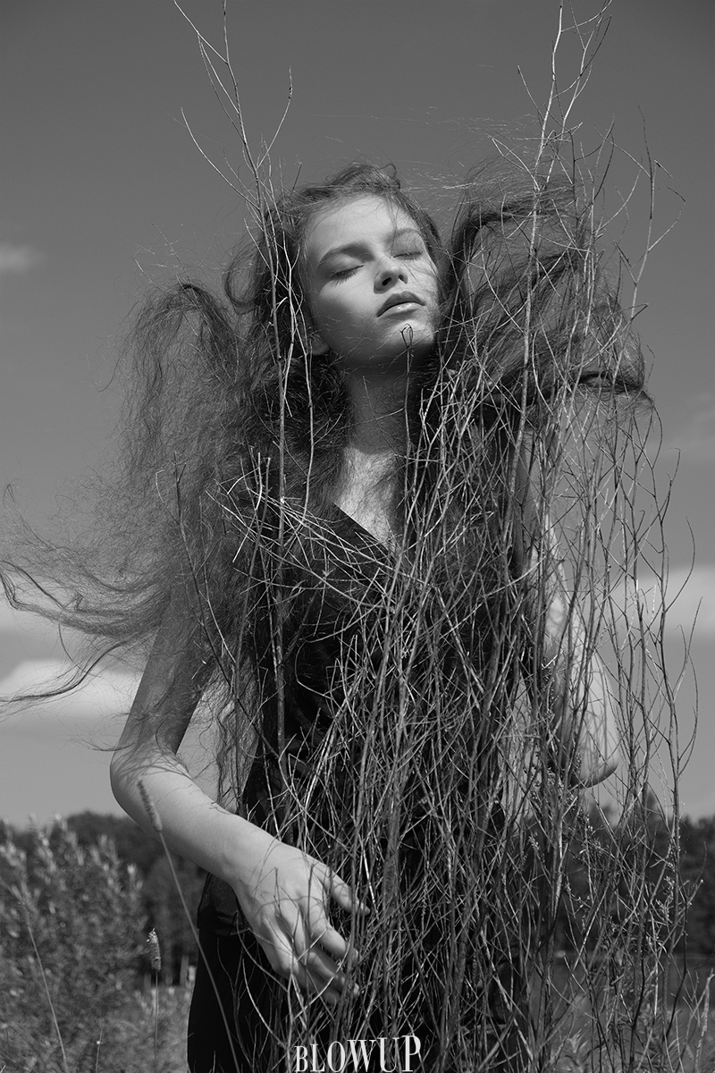 Girl in the branches