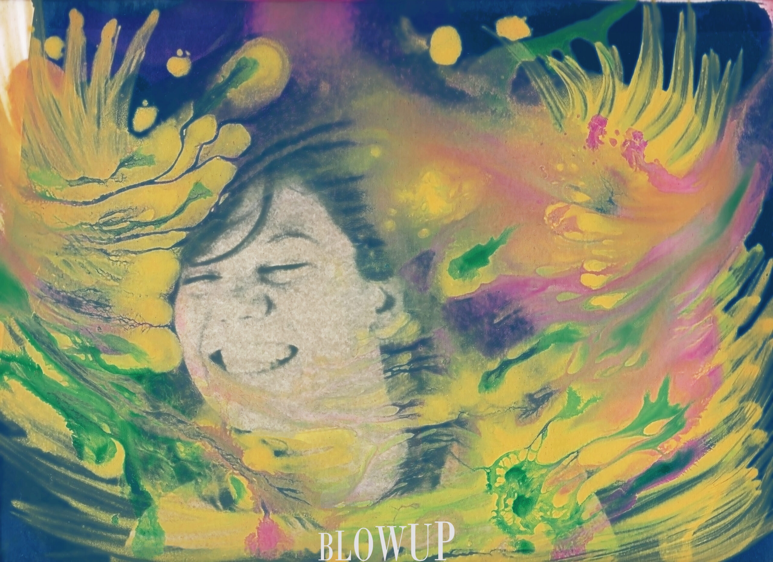 Memories and Colors (Experimental Cyanotype #2)