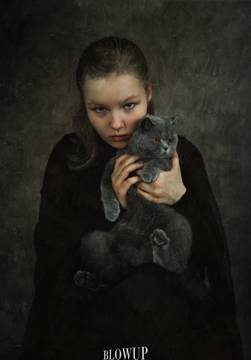 Miss N and her cat