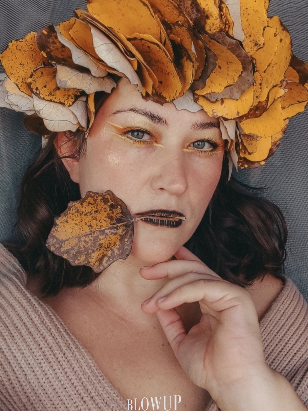 autumn girl, self-portrait