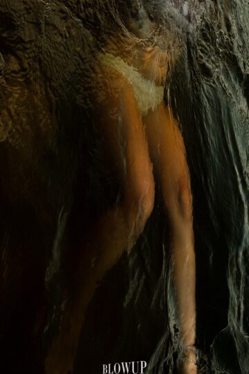 In the water