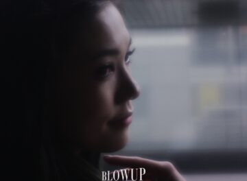 Profile — Model: Sena Mozuku, shot with a hoodless Best Pocket Kodak meniscus lens