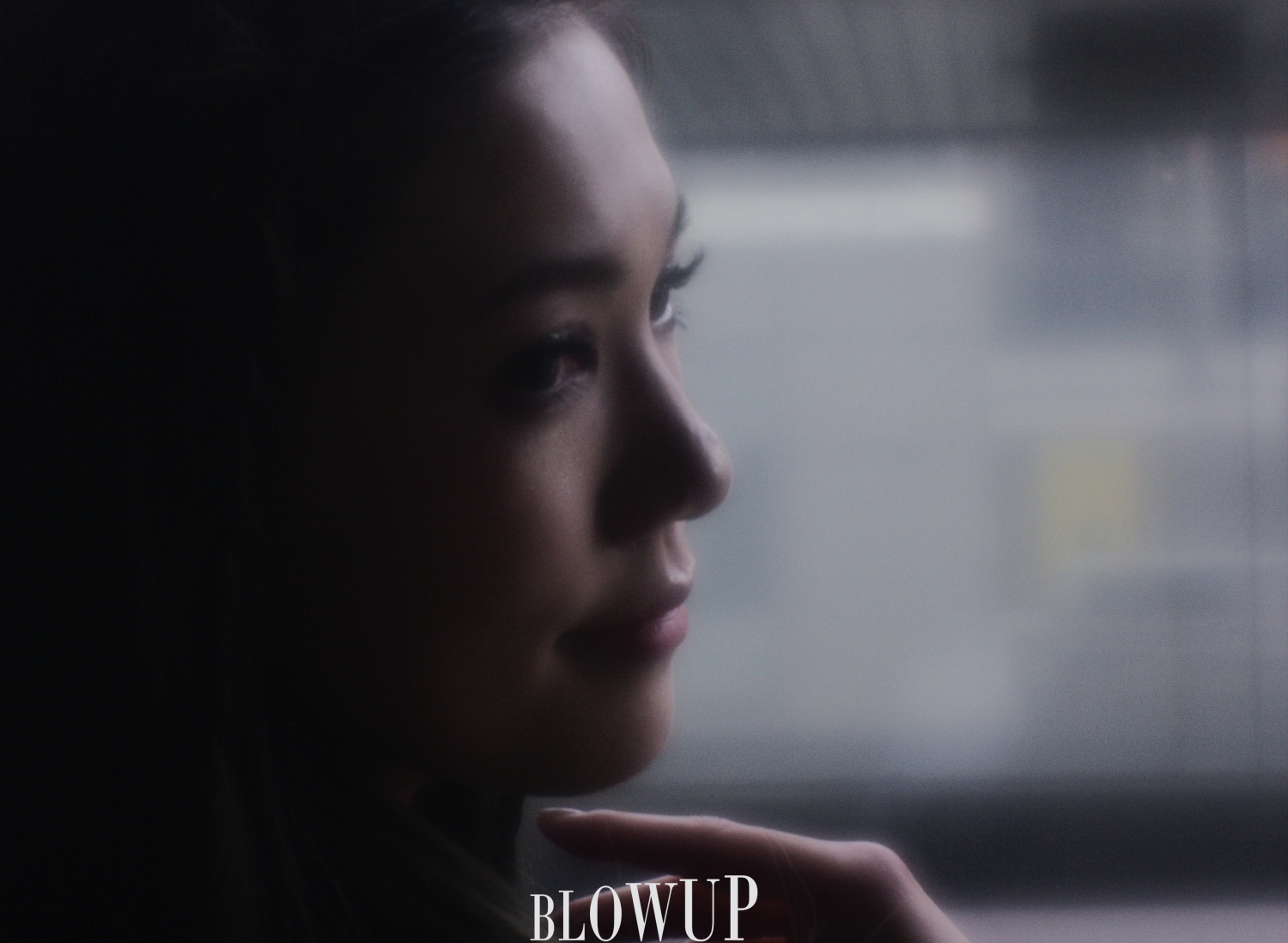 Profile — Model: Sena Mozuku, shot with a hoodless Best Pocket Kodak meniscus lens